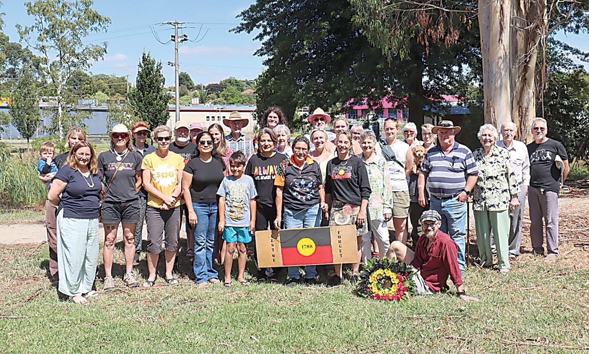 Locals gather to recognise survival day