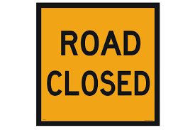 Westbound lanes closed on Alfred St