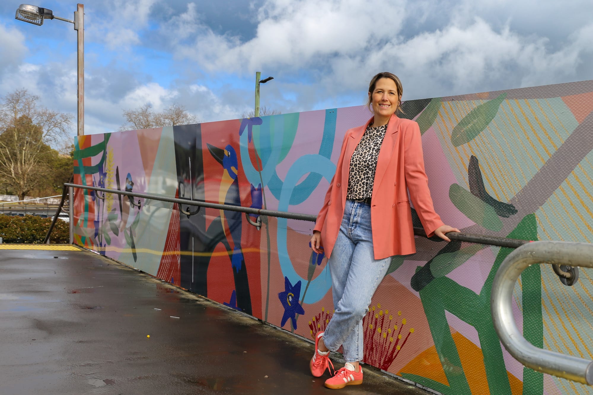 Colours of Baw Baw brighten Warragul station