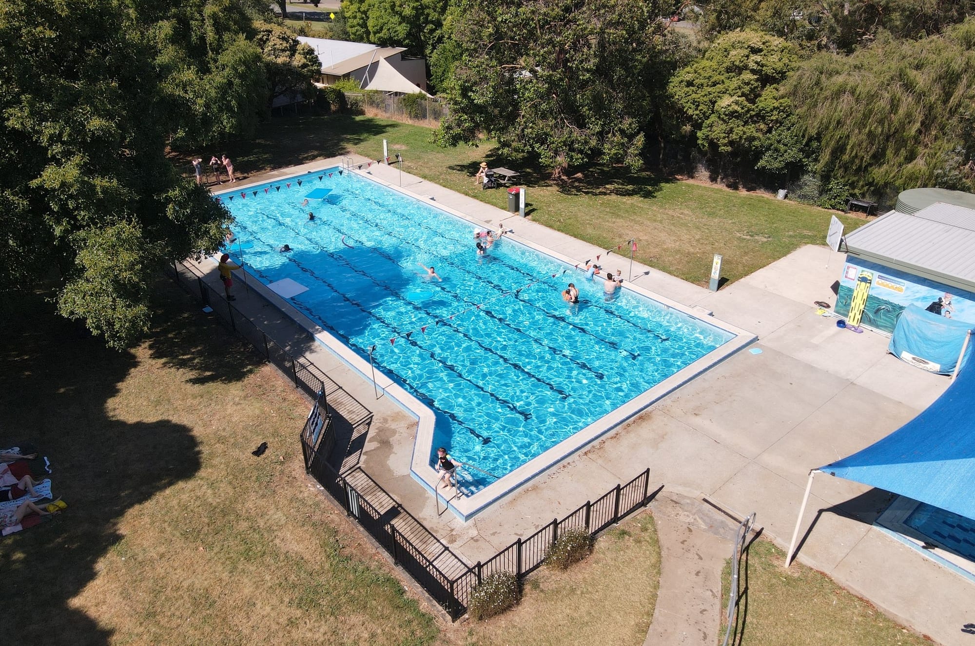 Outdoor pools open for hot days