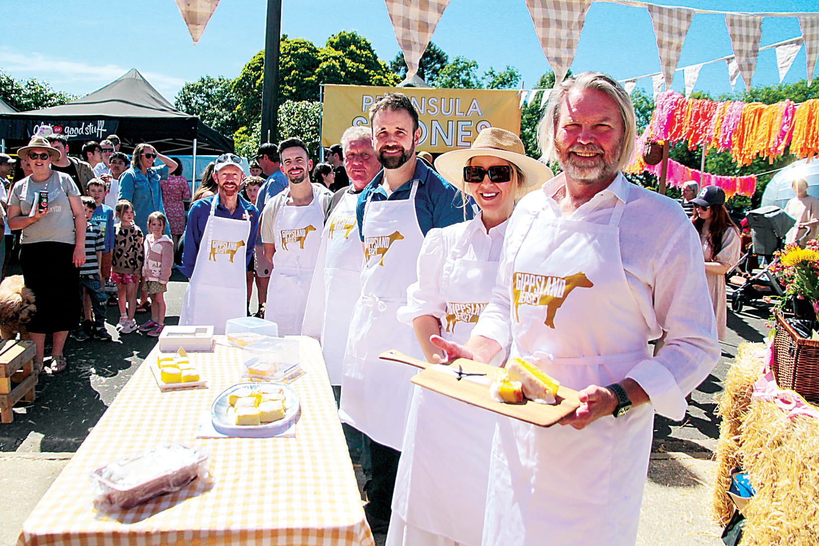 Vanilla slices on show