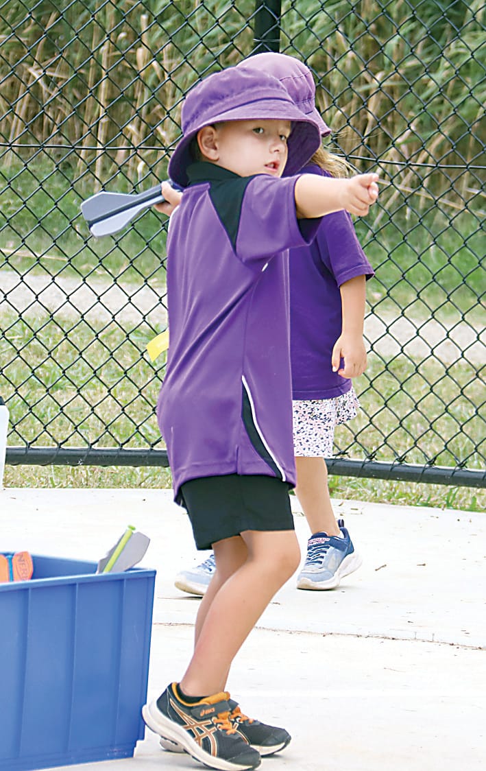 Lining up his throw is Ripplebrook's Kian Toth.