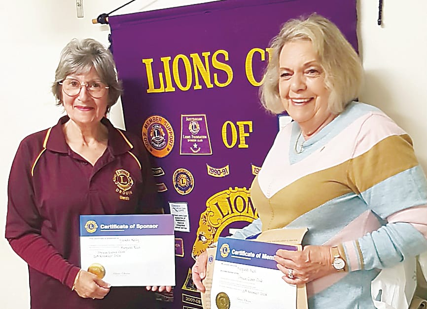 New members close busy year for Lions club