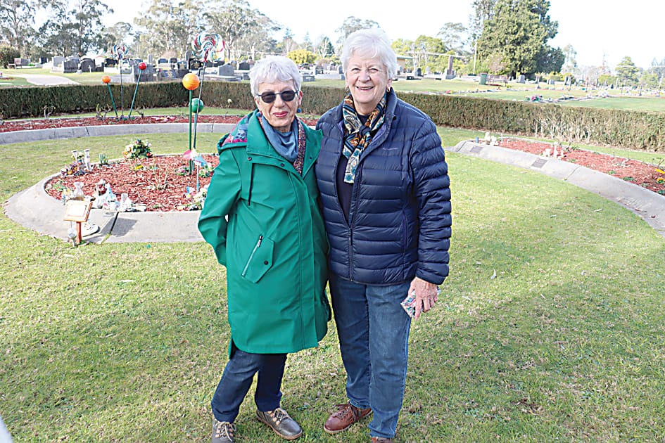 Mosaics brighten a special garden