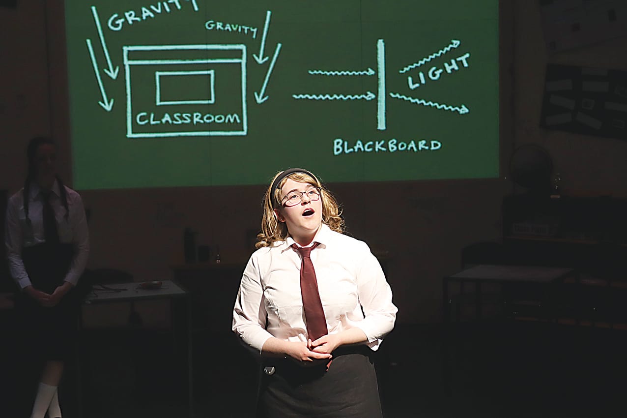 Grace Glaister as 'student' Boppy Baxter.