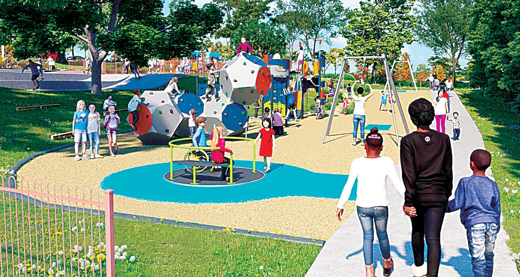 Provide design ideas for Neerim South playground