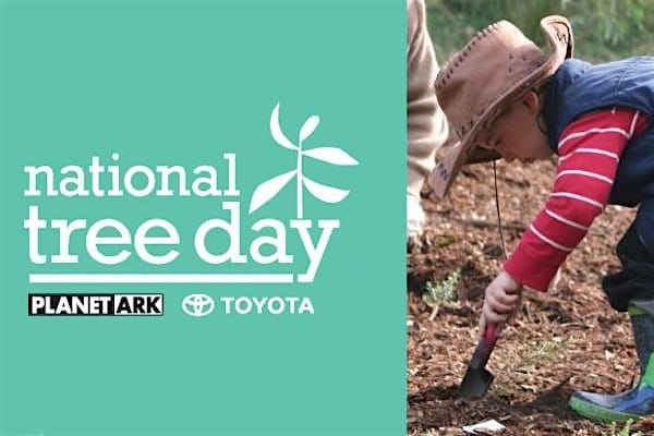 Pedal and plant at National Tree Day event