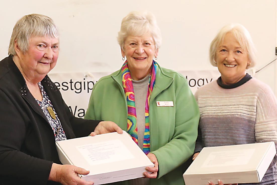 Cemetery records presented to Trust