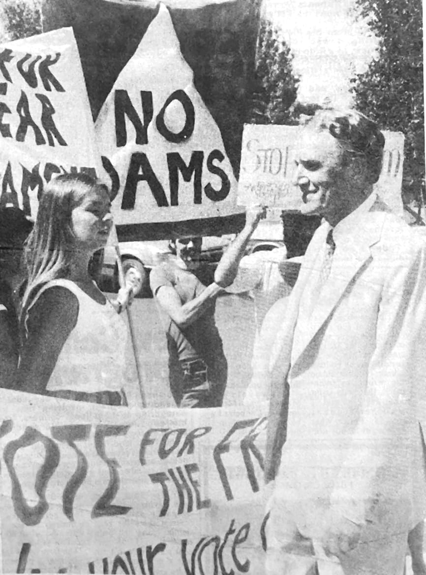 Snapshot of the past - Prime Minister Malcolm Fraser in Warragul