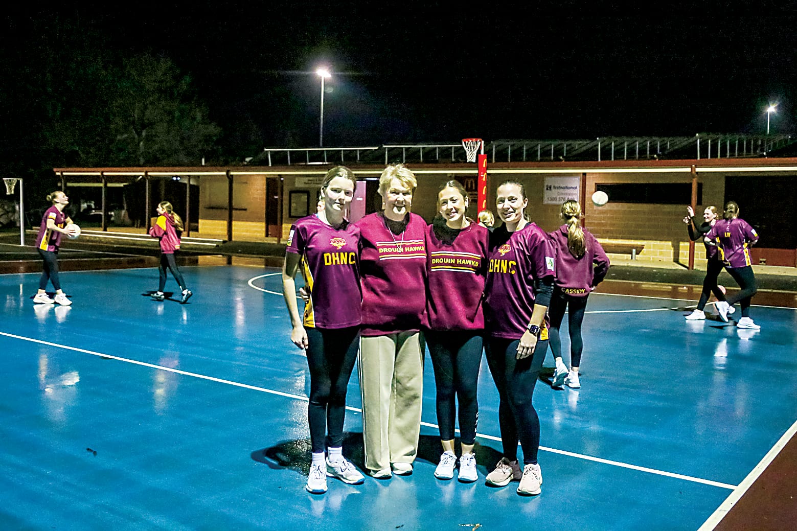 Court lights to boost netball participation