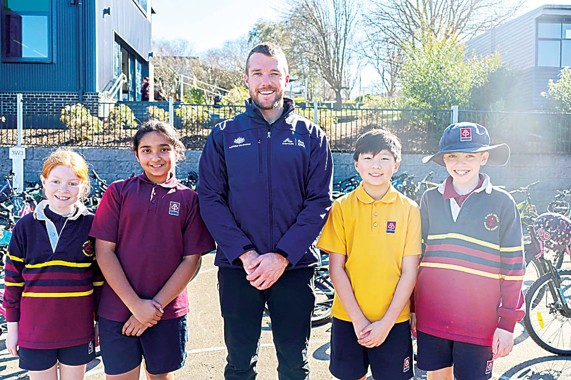 St Paul's bikes with Brenton