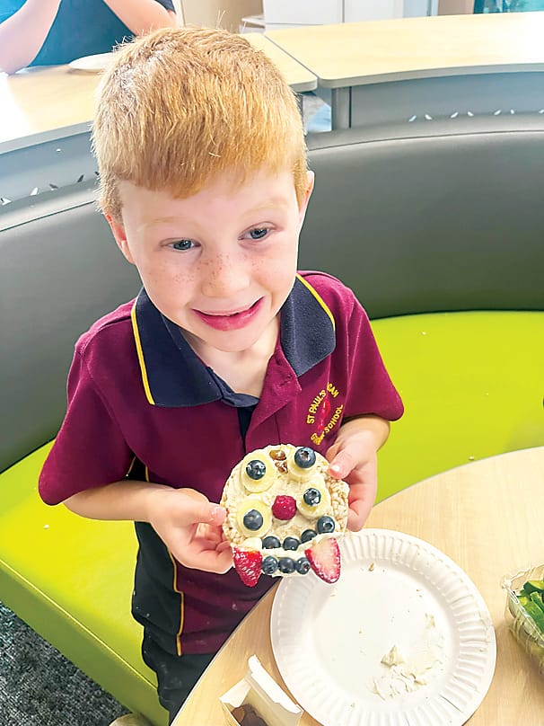 Thomas Proctor is ready to enjoy healthy eating.