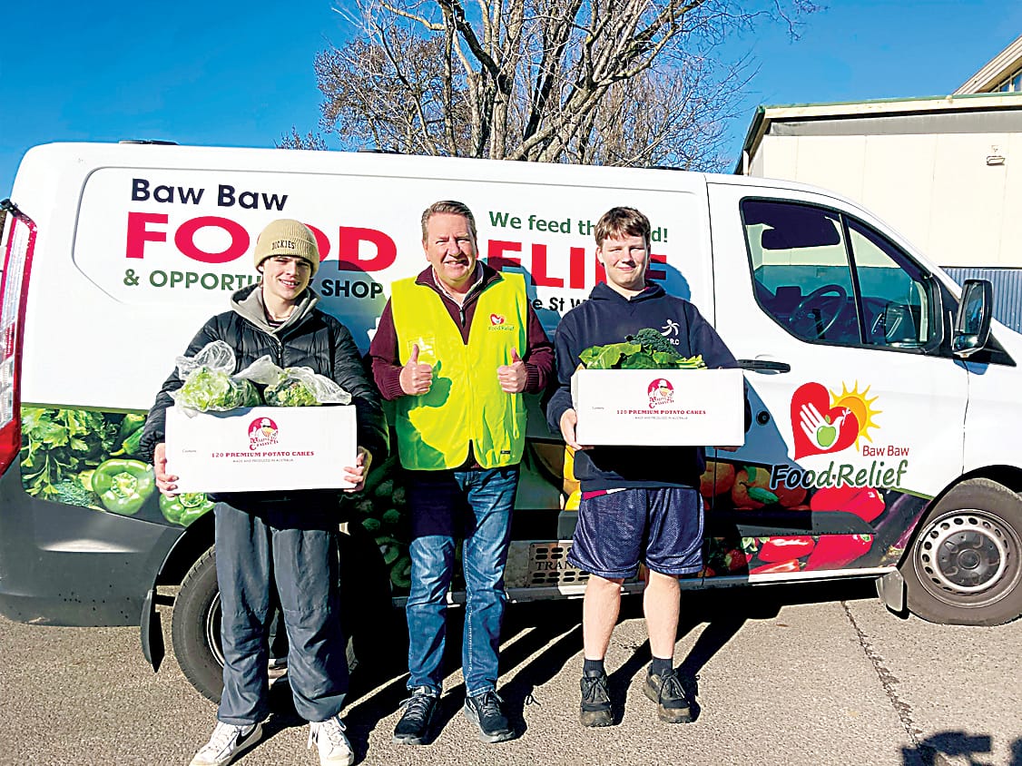 Students donate produce