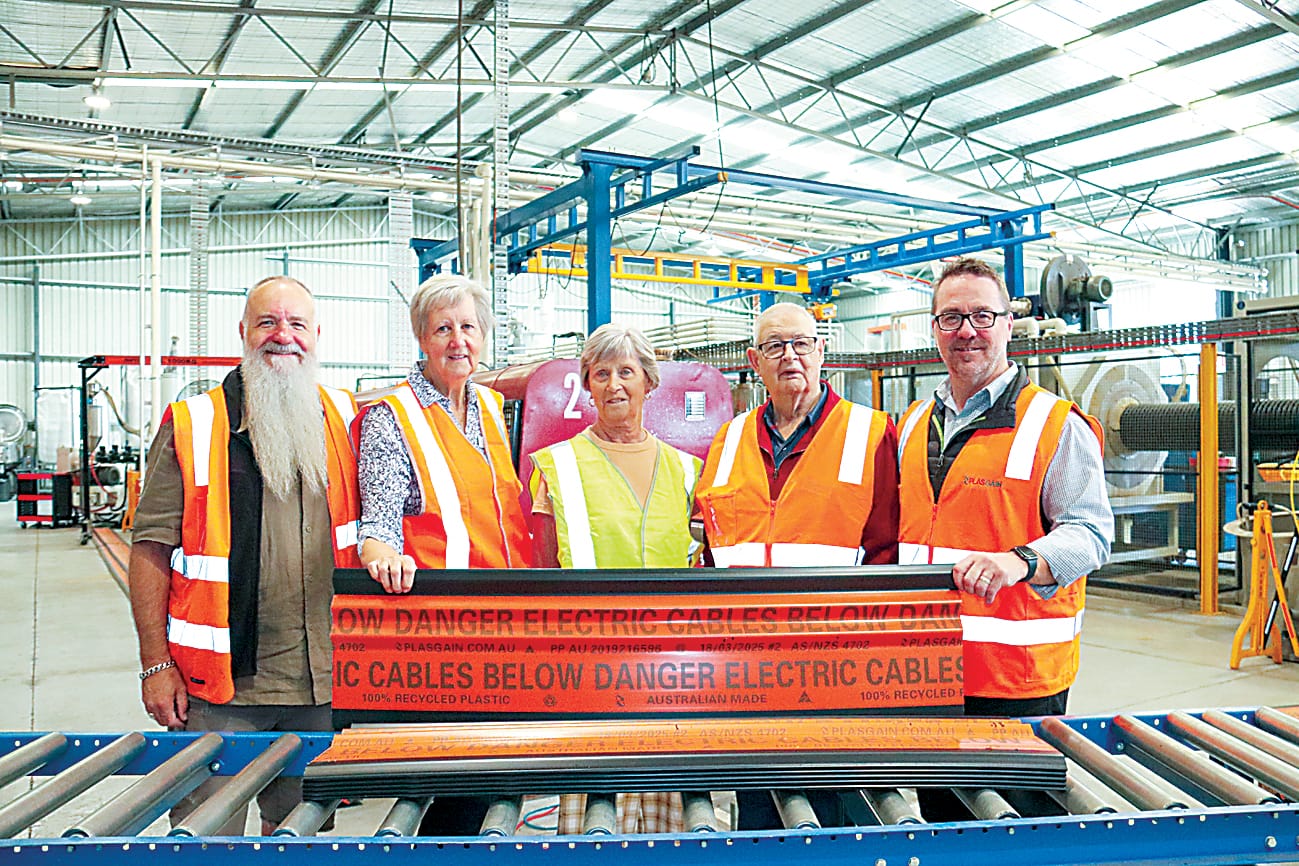 Drouin Probus learn about sustainability at Plasgain