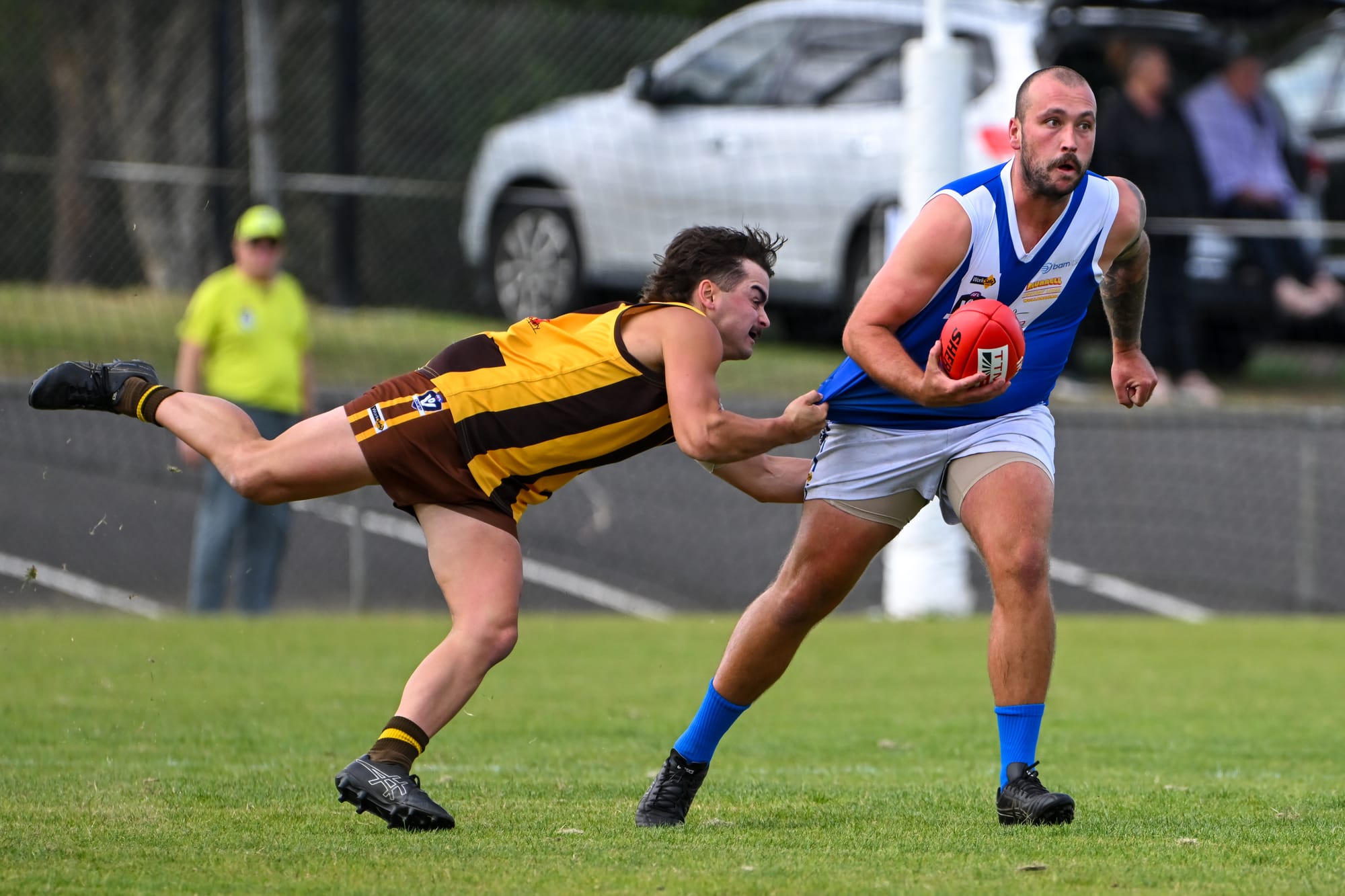 Blues off and running