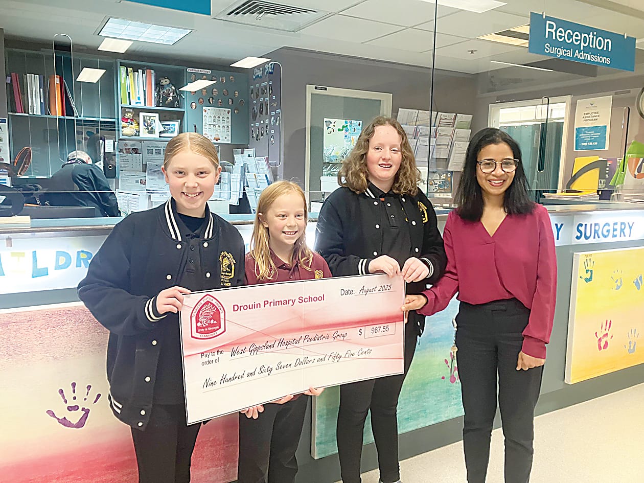 Students fundraise for paediatric unit