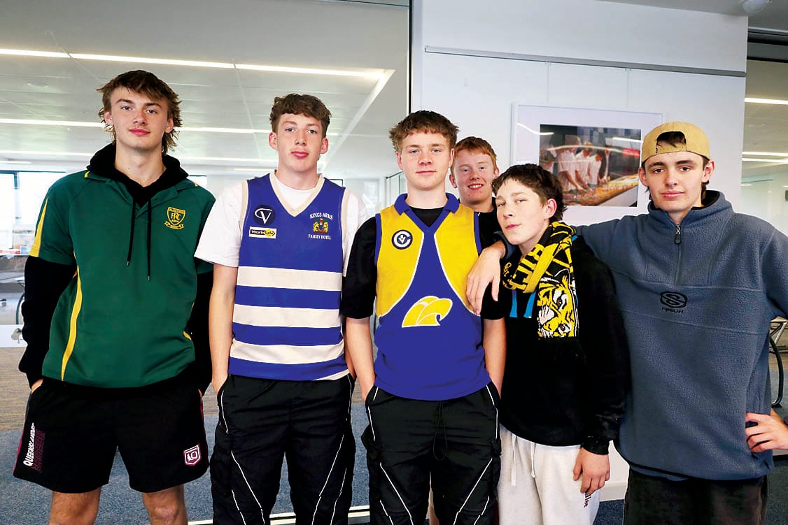 Local and AFL clubs were represented by Mitchell Johnston, Ky Bannister, Kade Cannon, Hamish Langham, Oscar Vale and Xavier Jones.