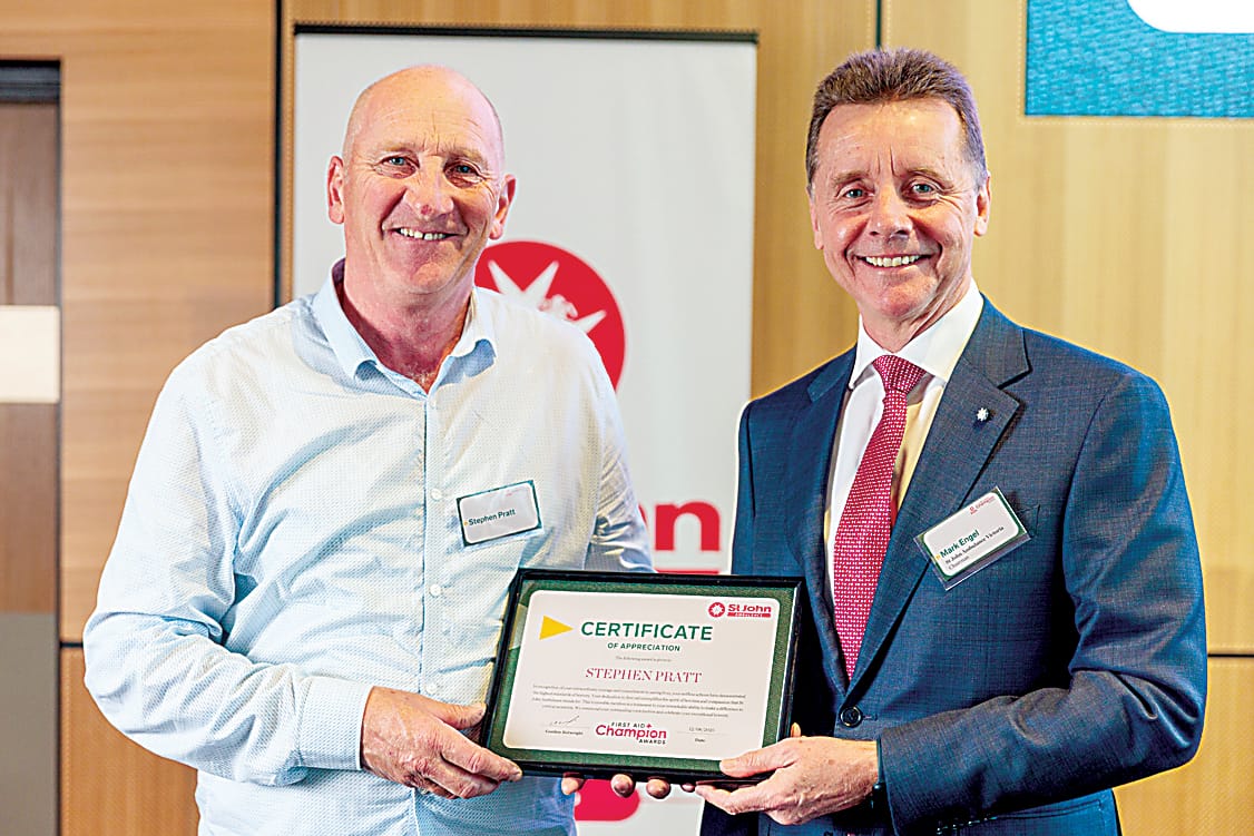Quick thinking first aid recognised