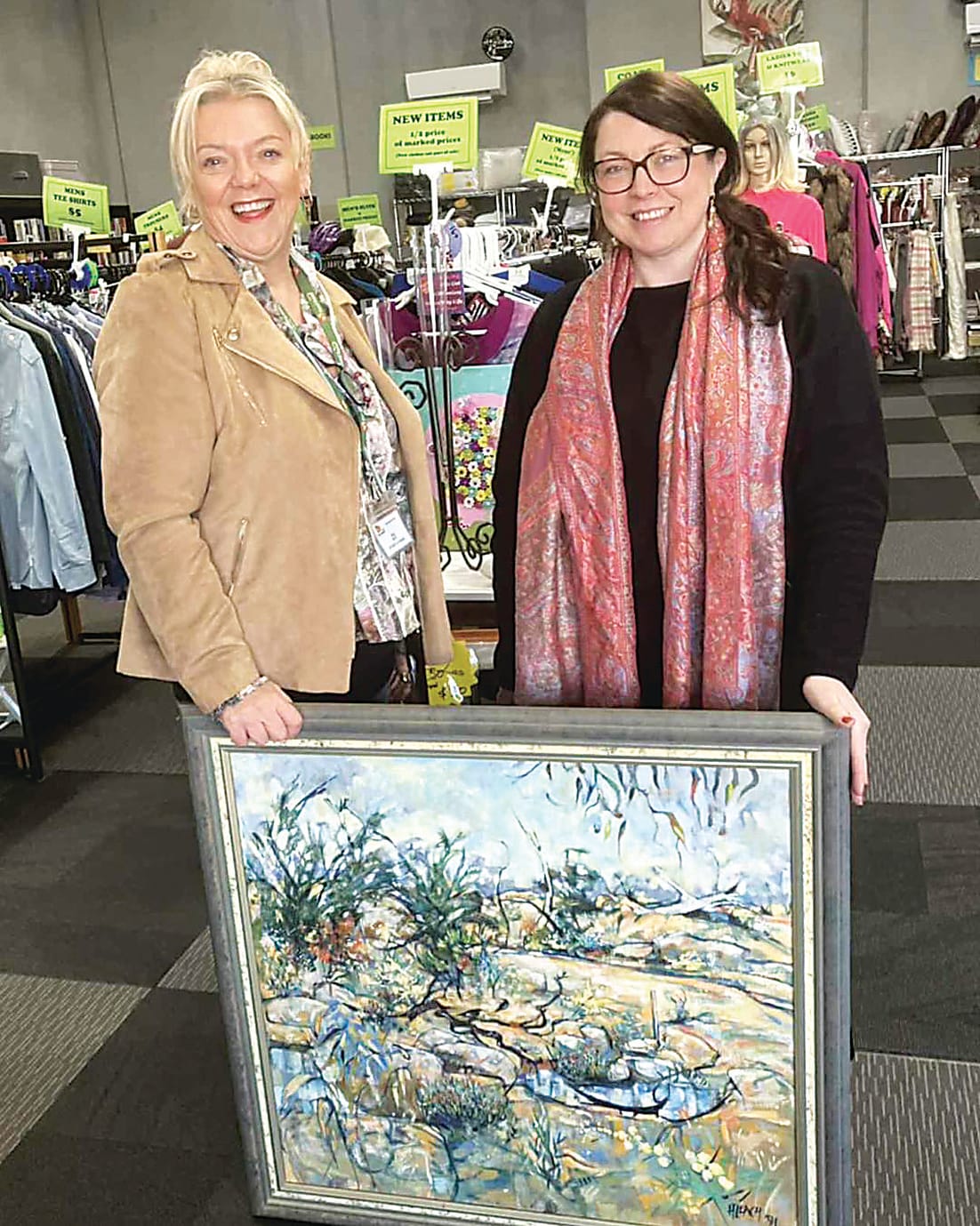 Special painting returns home