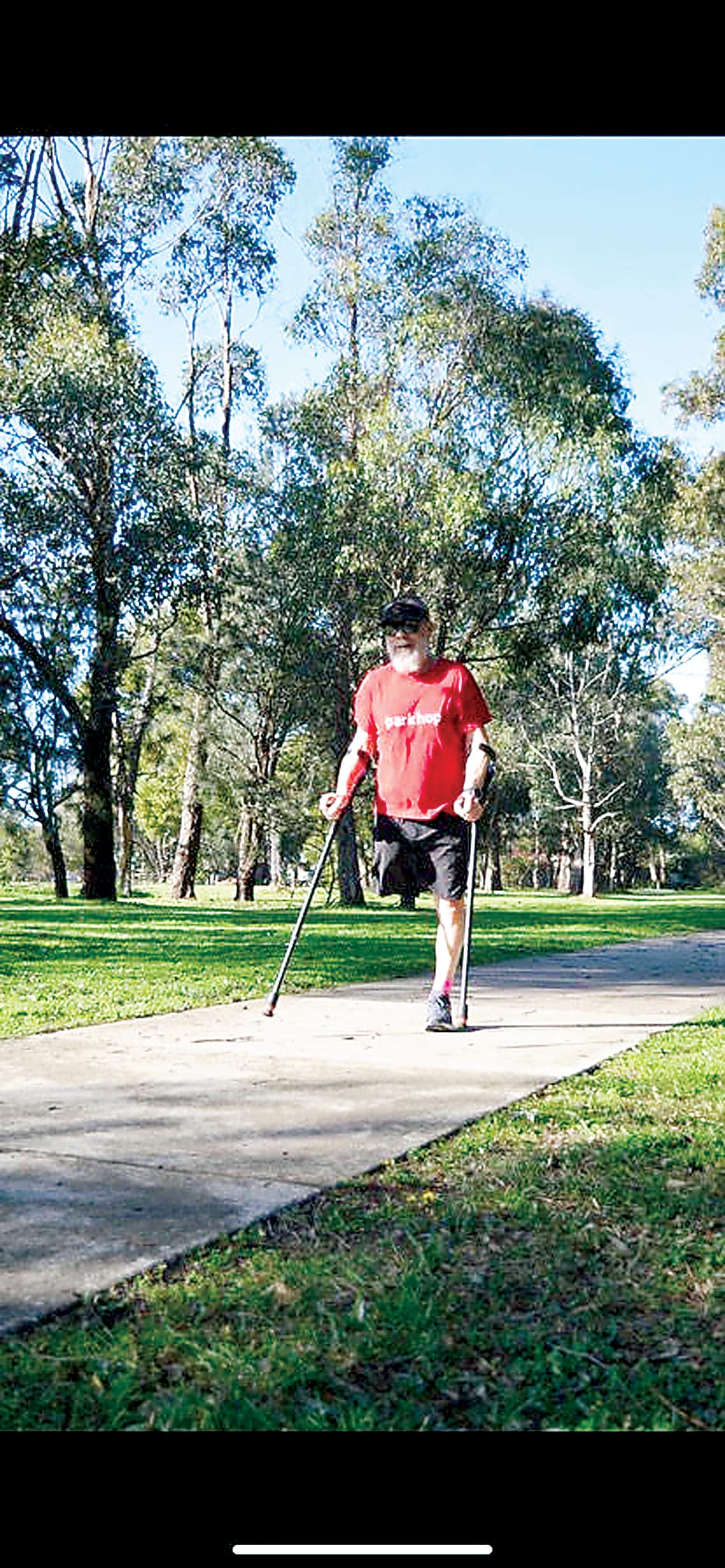 Paul's park "hop" inspires fitness and friendship