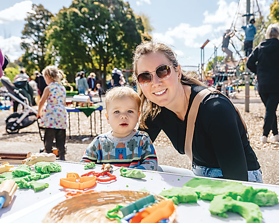 Left: It is Playdough time for Harry and Danielle Hamilton at the Trafalgar pop-up playgroup at McGregor Hall.Photographs by FEARGHUS BROWNEBelow: Enjoying the fun activities on offer at the Trafalgar pop-up playgroup are Sofia and Delylah Galloway.