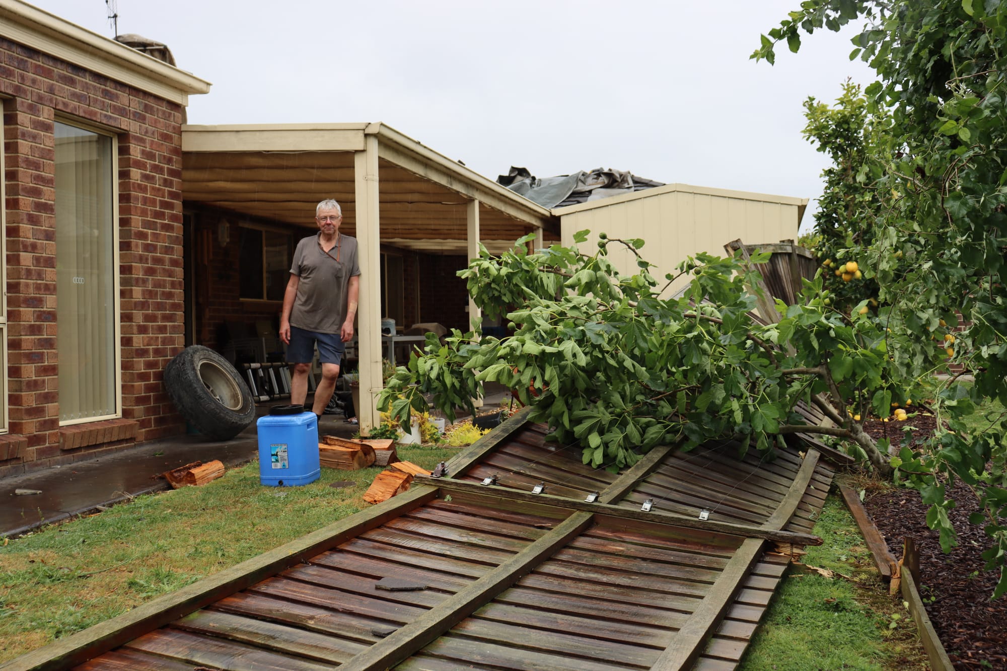 Mini tornado rips through streets