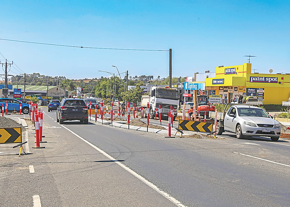 Works continue into March