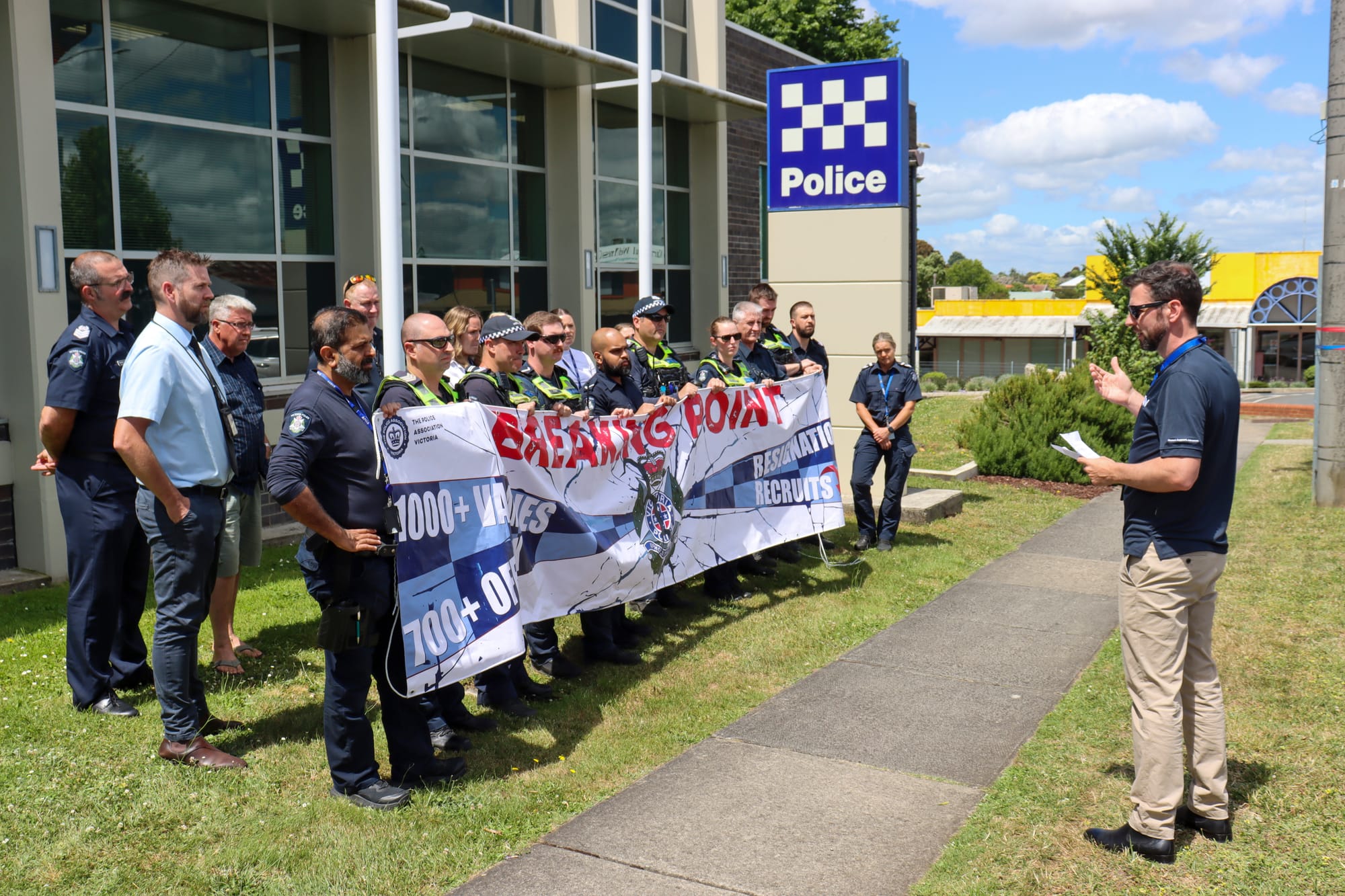 Police say they are at "breaking point"