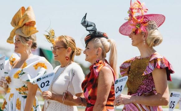 Pink for cancer at Moe races