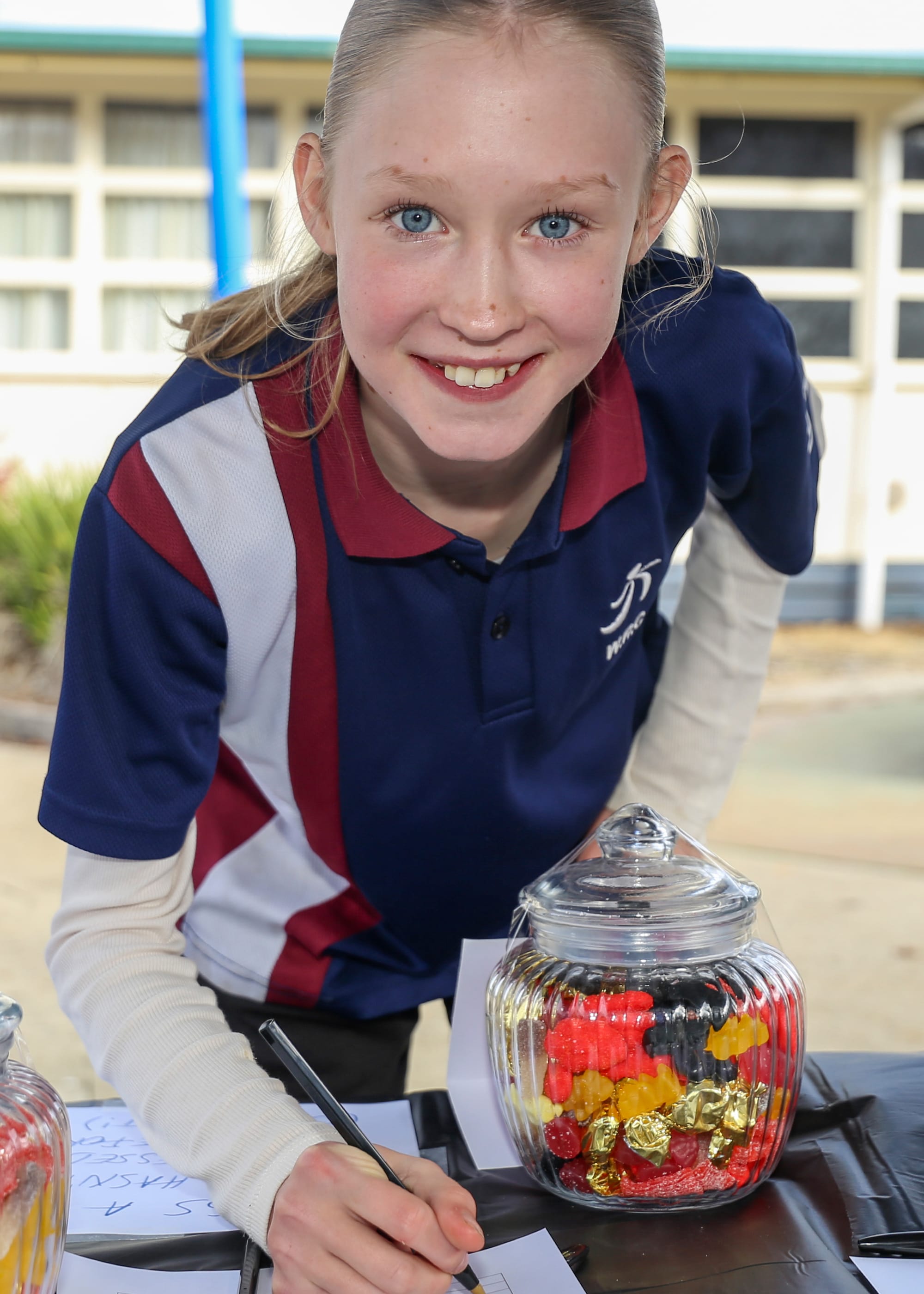 The lolly jar guessing competition was an activity for Rose Van Ray.