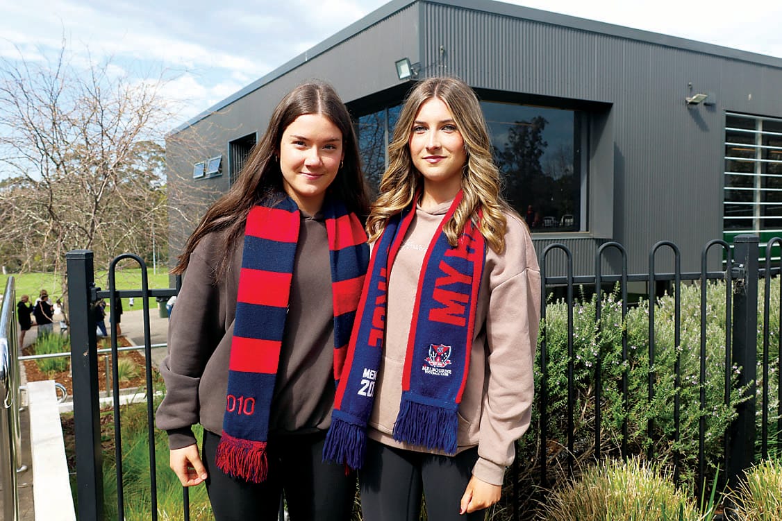 It's the Demons all the way for Stevie Madden and Mia Tweddle.