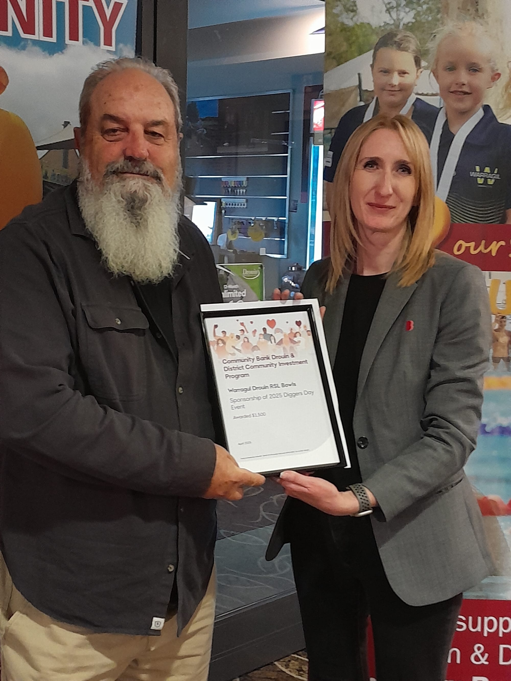 Community groups benefit from Drouin bank grants