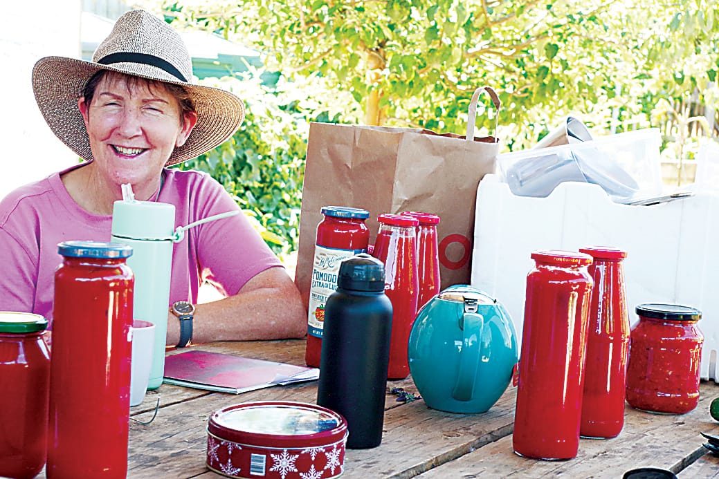 A summer crop into passata