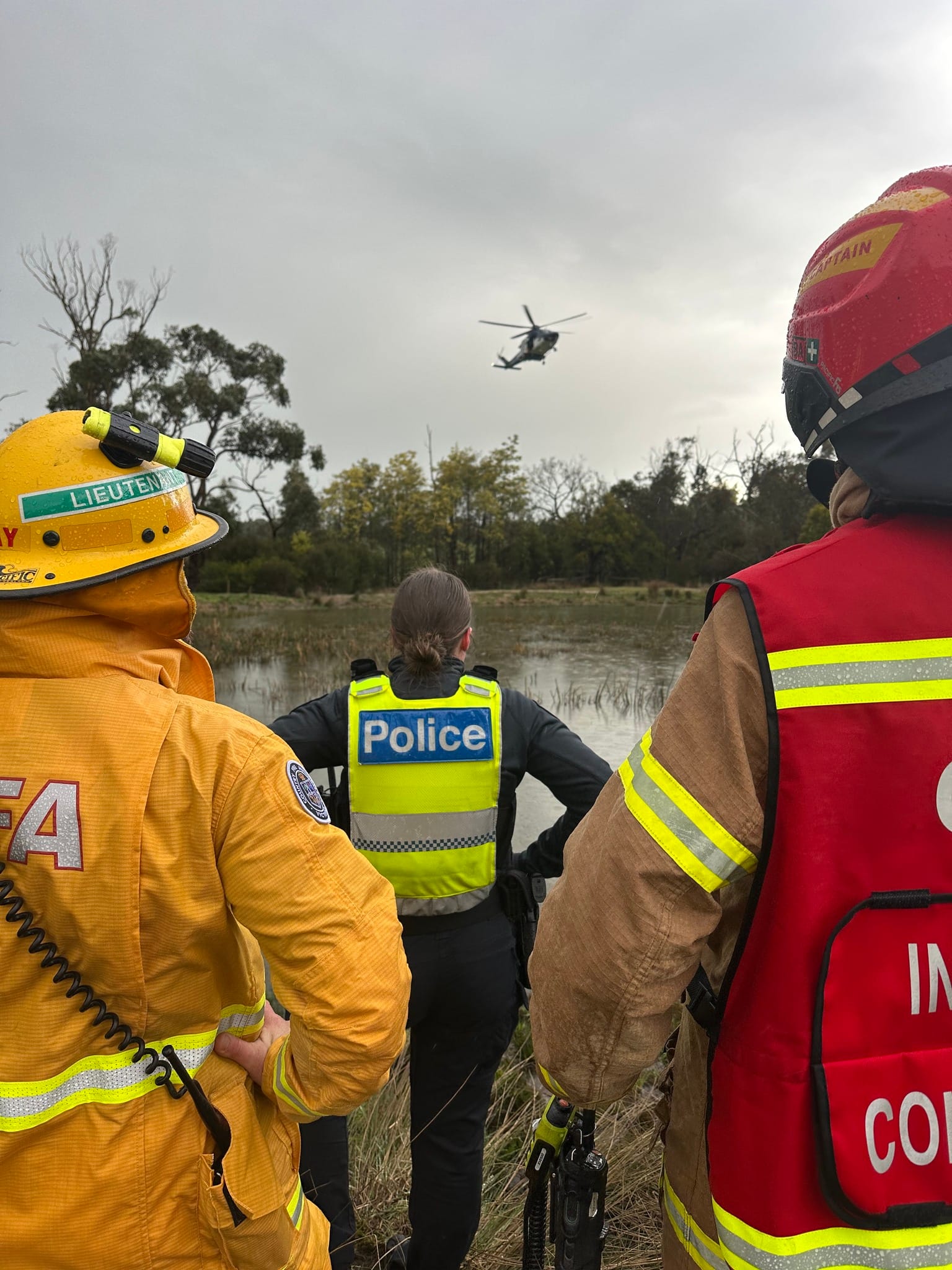 Farmer rescued from dam