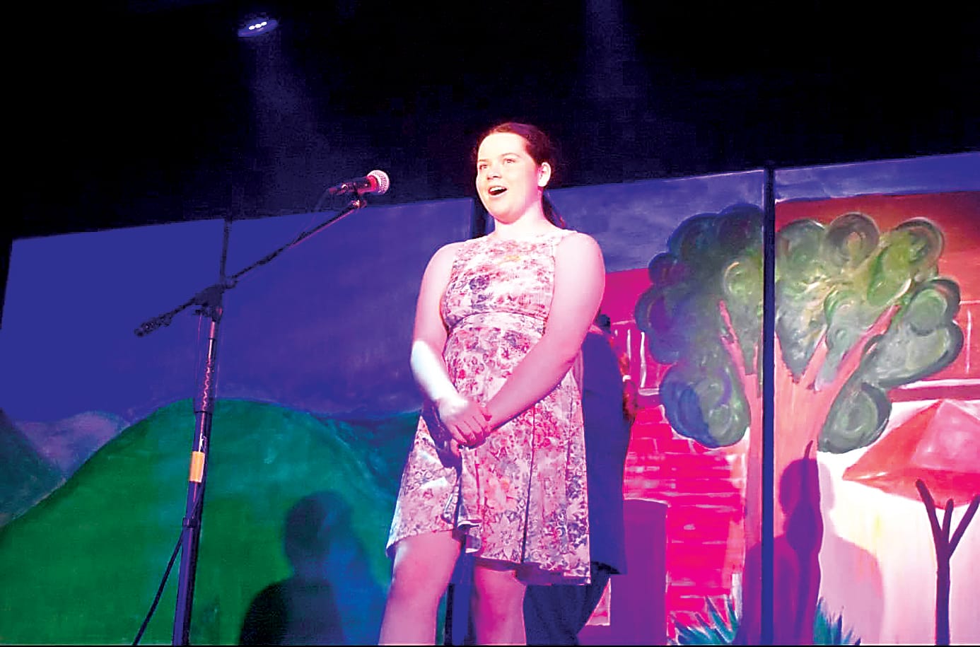 Bree Reynolds sings her solo as SarahHummingbird.