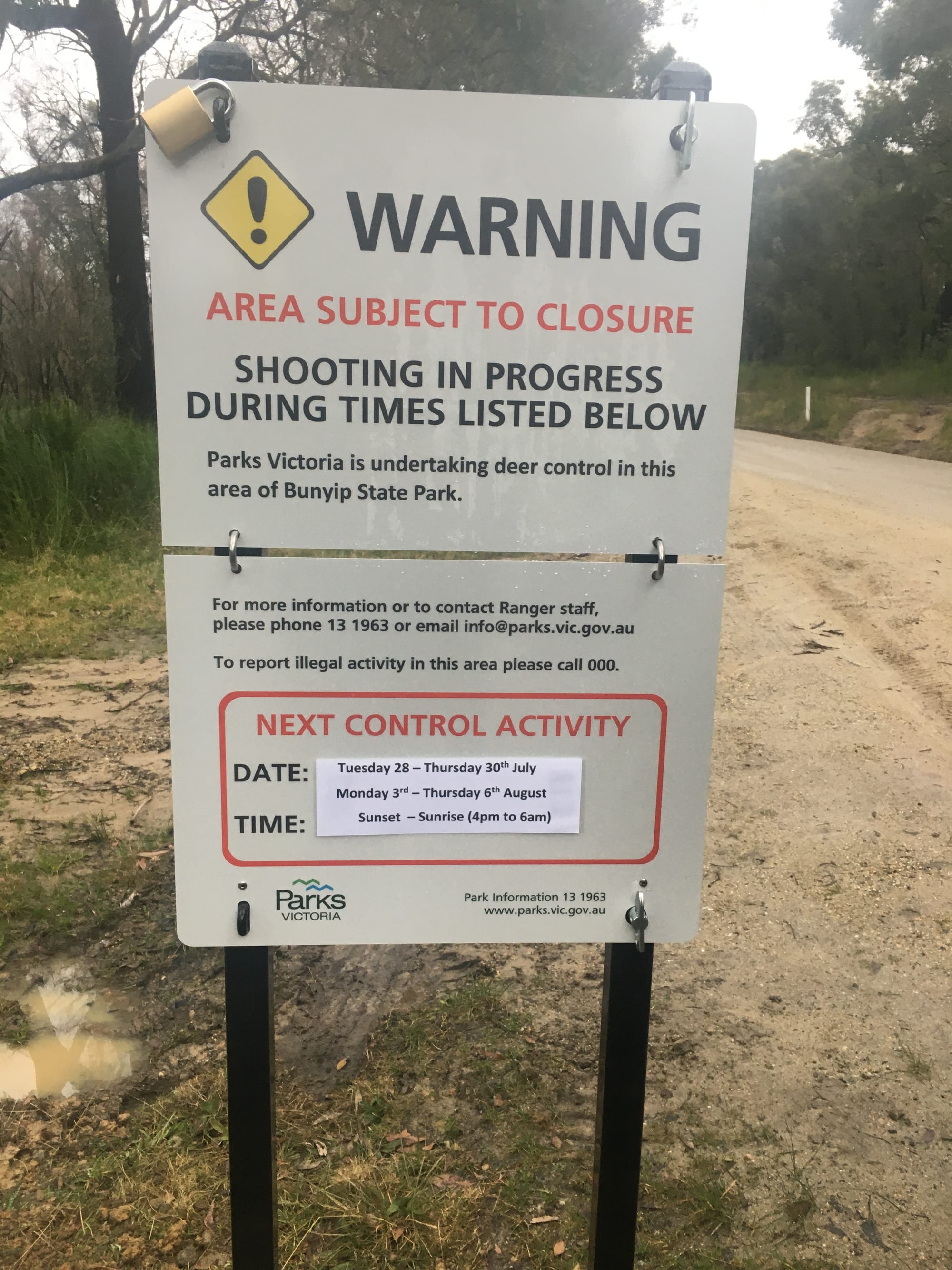 Removing deer from state parks