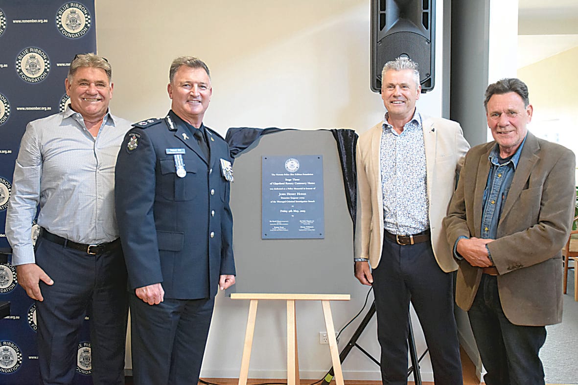 Police dedication for Det Sgt John Hodge