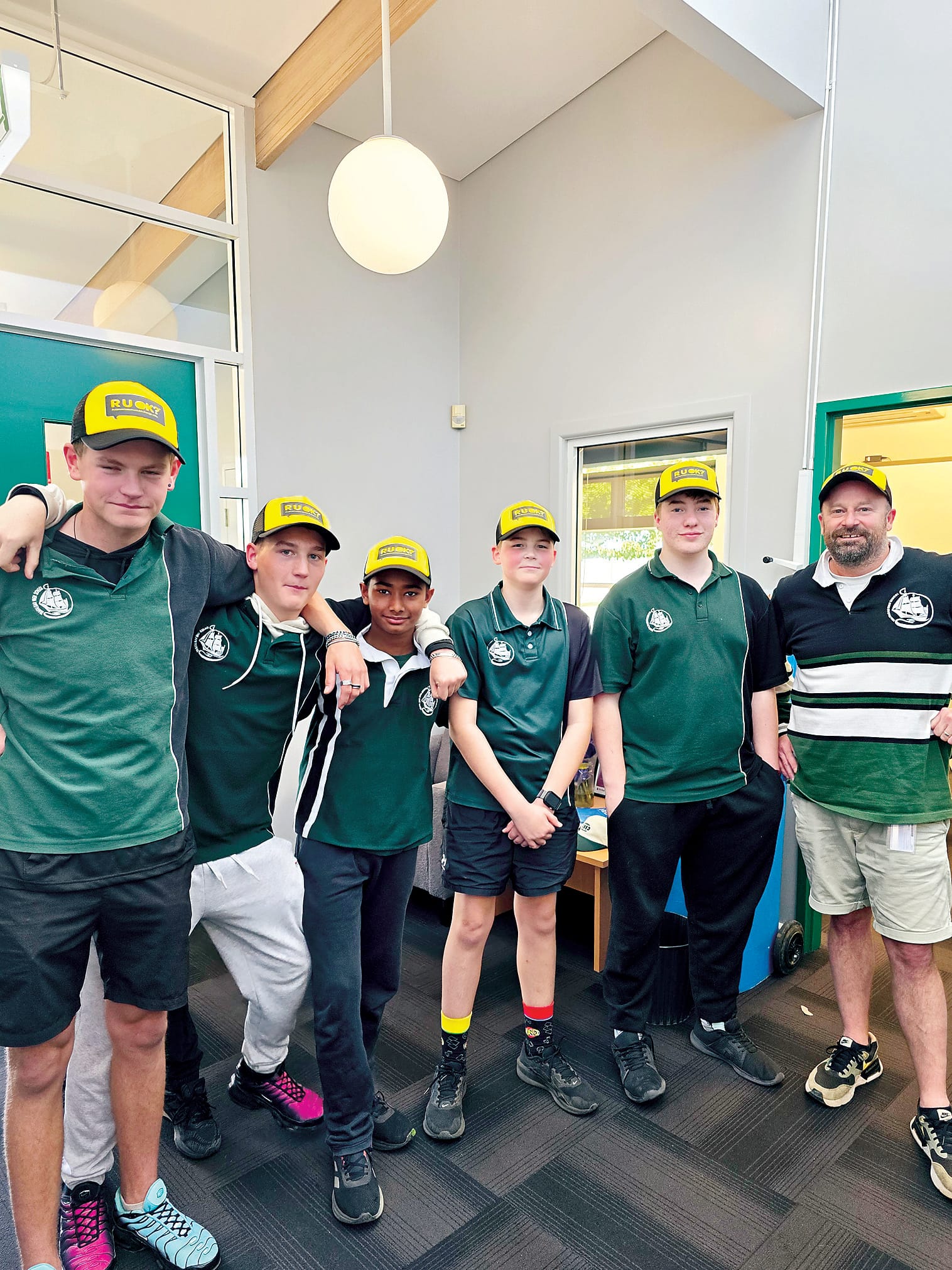 Students embrace R U OK messages