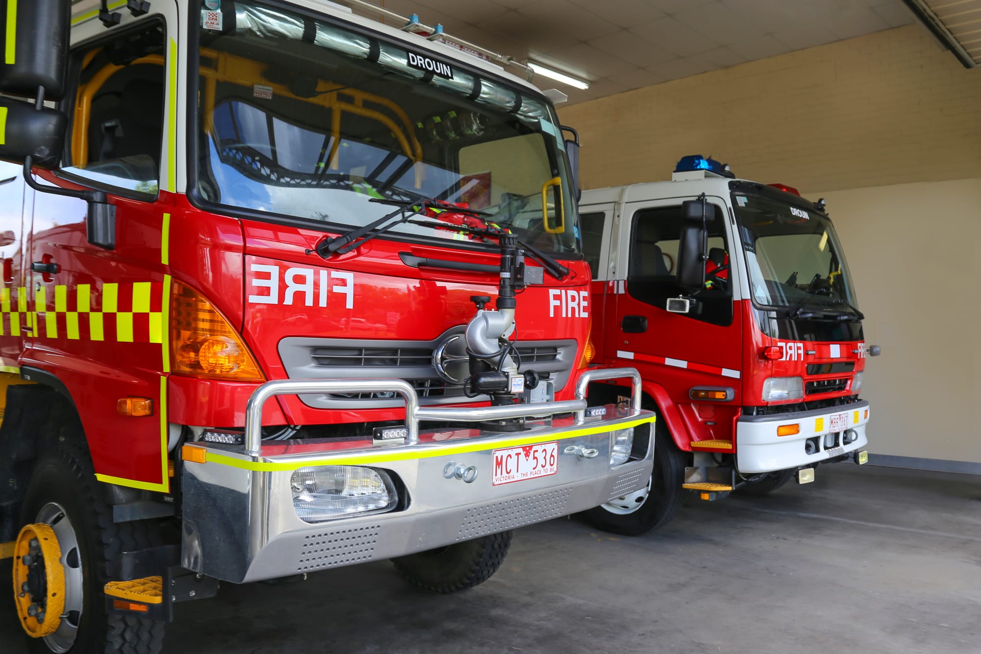 Man rescued from burning car