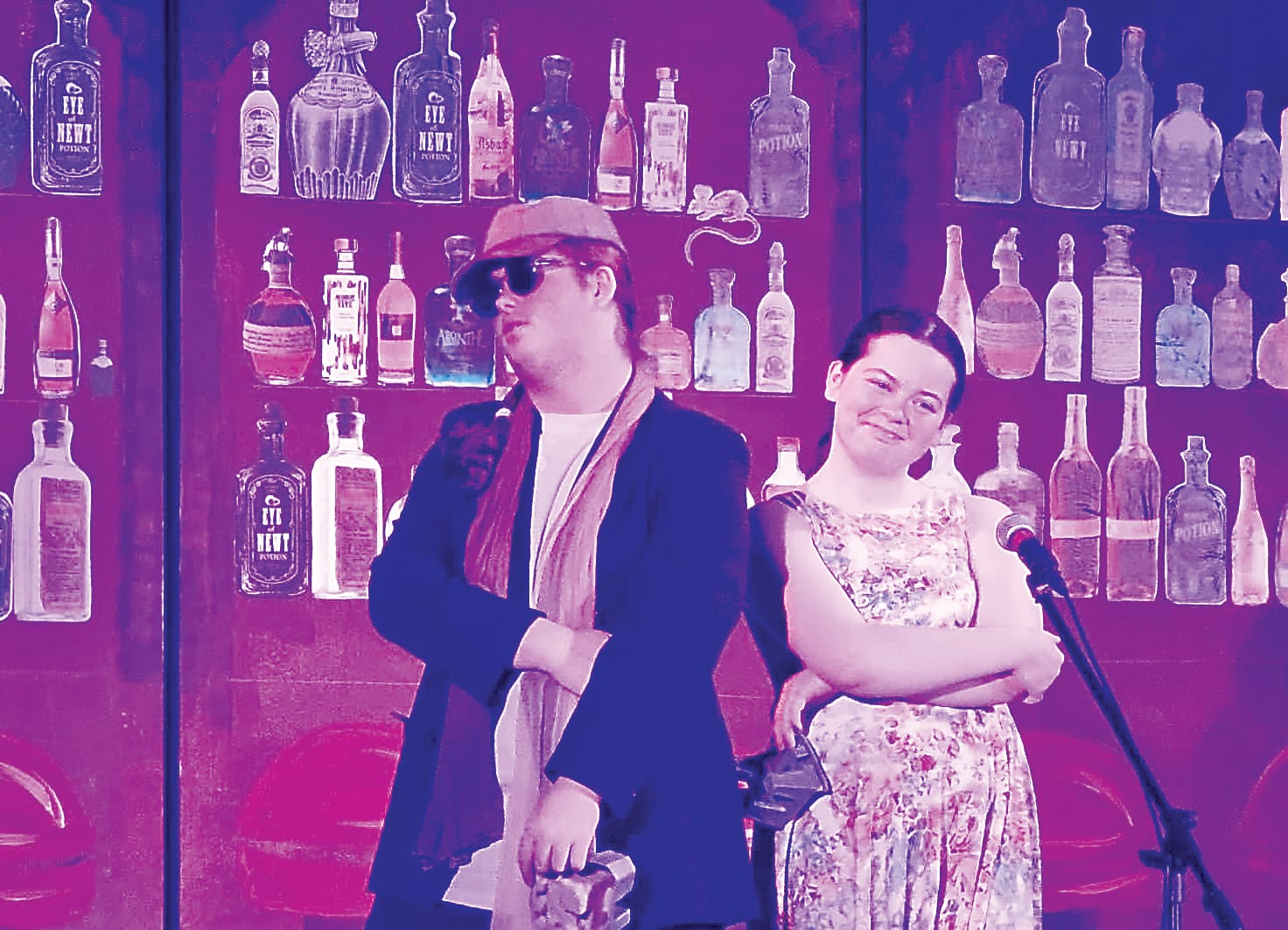 Rieley Gunton and Bree Reynolds play the characters of Dr Who the ultimate time lord and Sarah Hummingbird Dr Who's side kick and travelling companion.