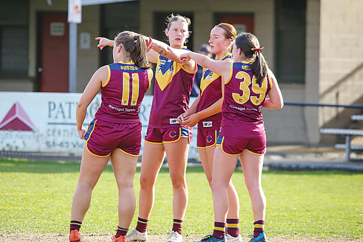 Dusties hold on for a one point win