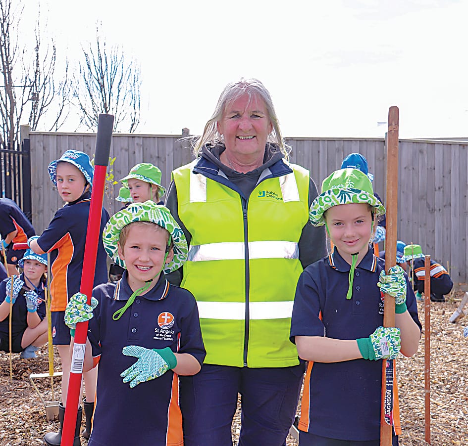 Students get planting for national tree day