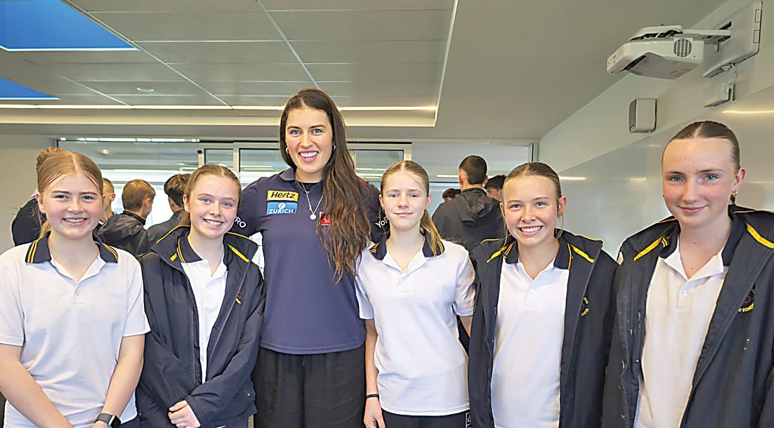 Sports stars visit St Paul's