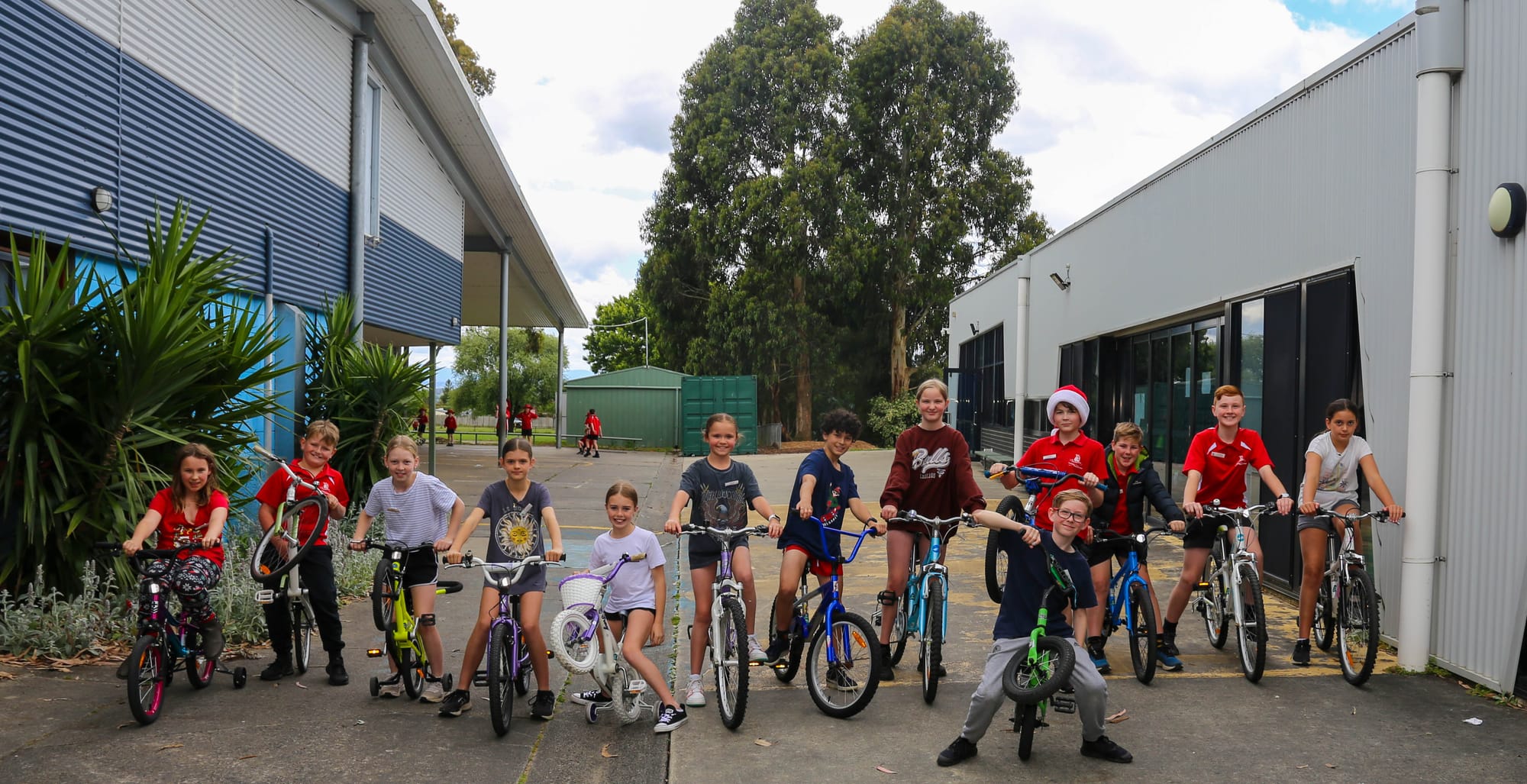 A bike library at Trafalgar primary