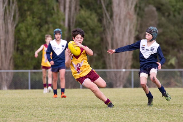 Football WGJFL (U12's) Drouin Gold Vs. Warragul Blues - 05.06.2021