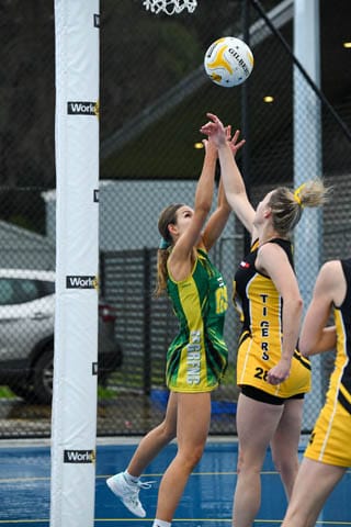 Netball MGFNL B Grade 2nd QTR - Hill End Vs. Foster - 13.07.2024