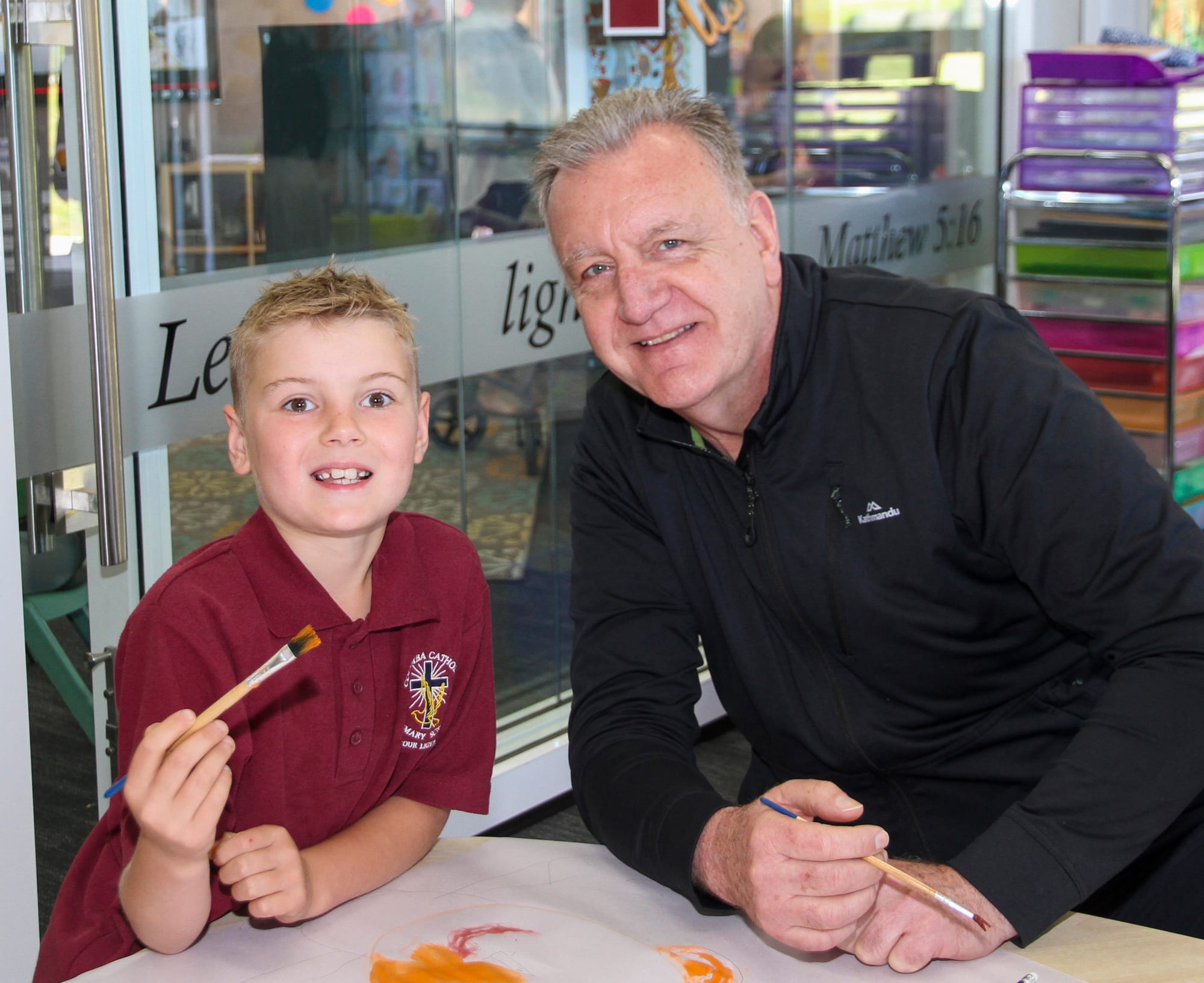 left Jayden Cooper and Frank Boday