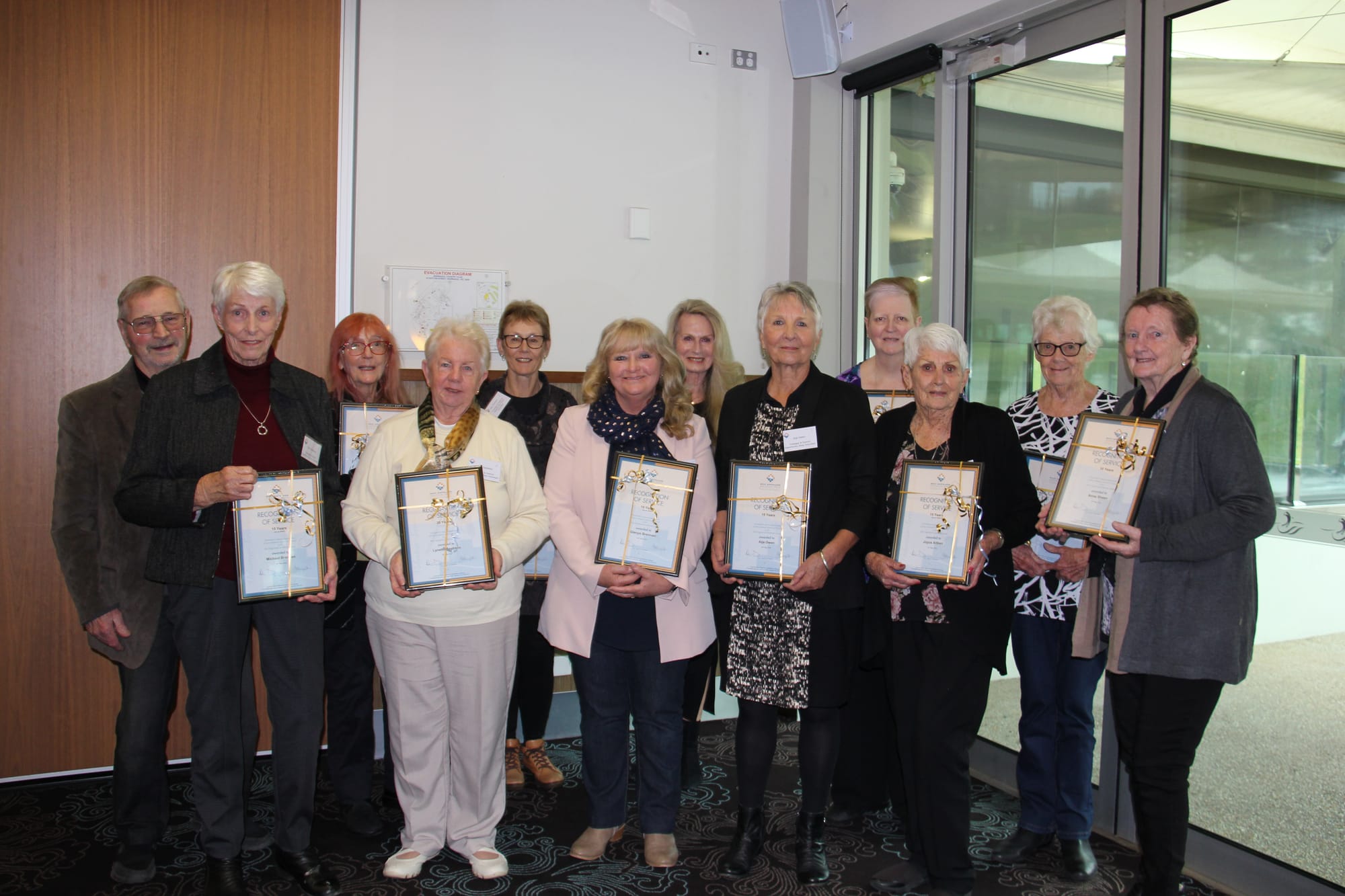 Thank you to volunteers