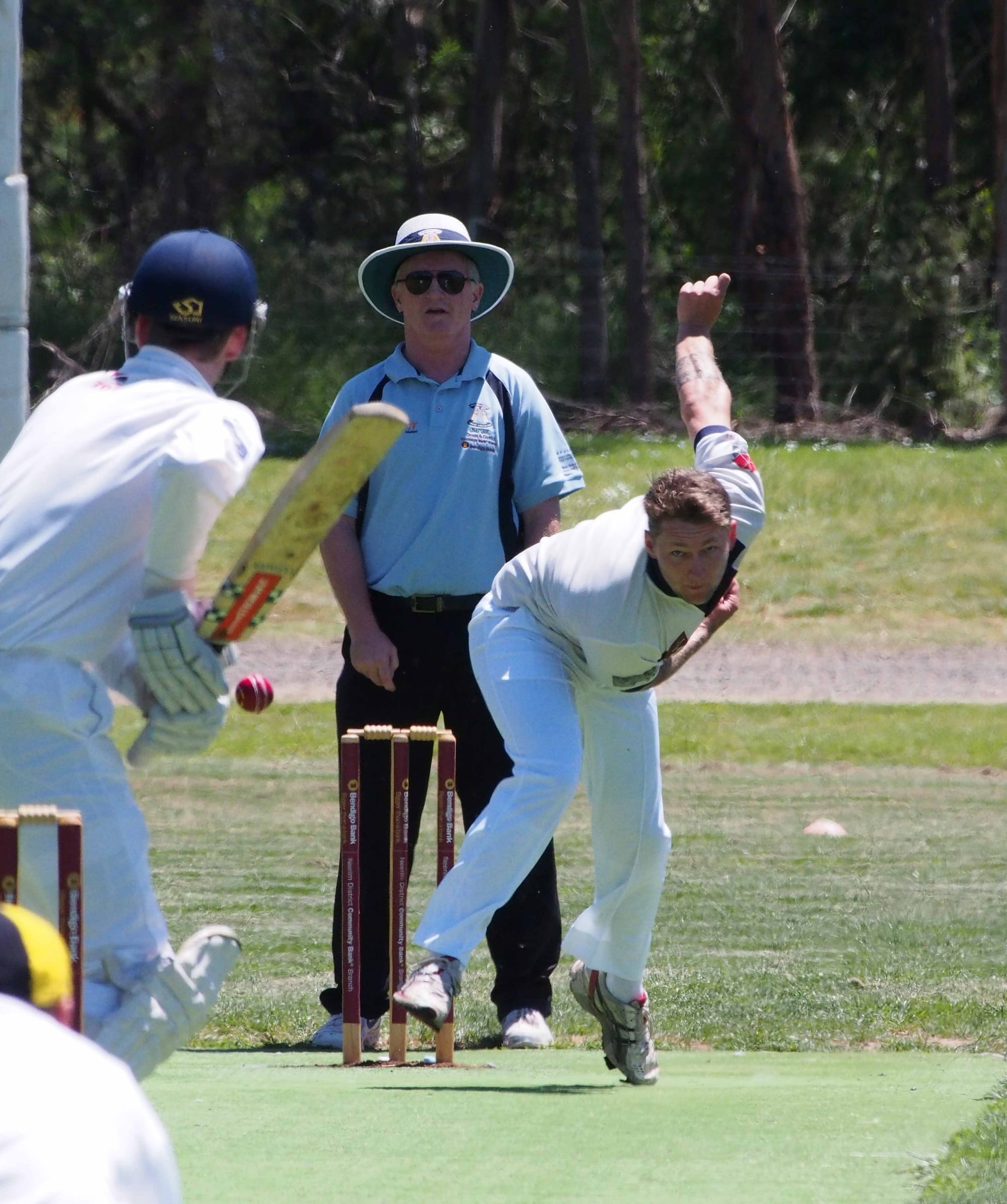 Late wickets boost for Hallora