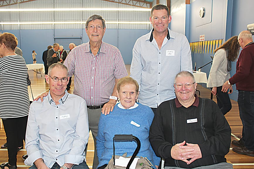More attendees enjoying their time at the club event. Back: Kevin Hughes and Paul Hughes. Front: Darren Hughes, Joan Hughes and Des Hughes.
